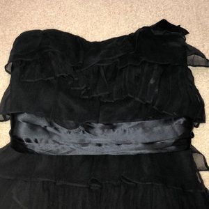 Short black semi formal dress